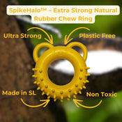 SpikeHalo™ – Extra Strong Natural Rubber Dog Toy