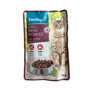 Zooroyal GRILL MENU in Sauce - Rich in Beef 85g