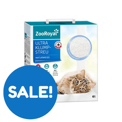 ZooRoyal Ultra Clump litter with fresh scent natural white 6 liters