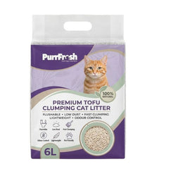 Purrfresh Tofu Flushable Cat Litter 6L - 2.5kg