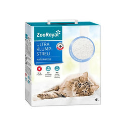 ZooRoyal Ultra Clump litter with fresh scent natural white 6 liters