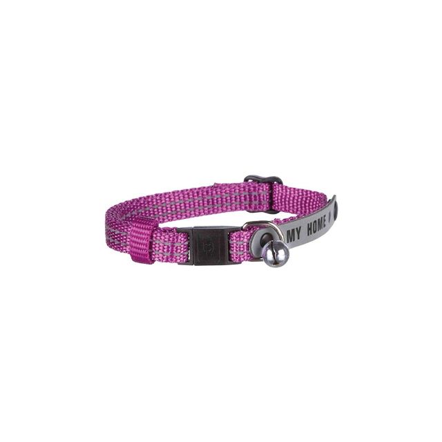 Trixie Cat collar with address tag, reflective, nylon