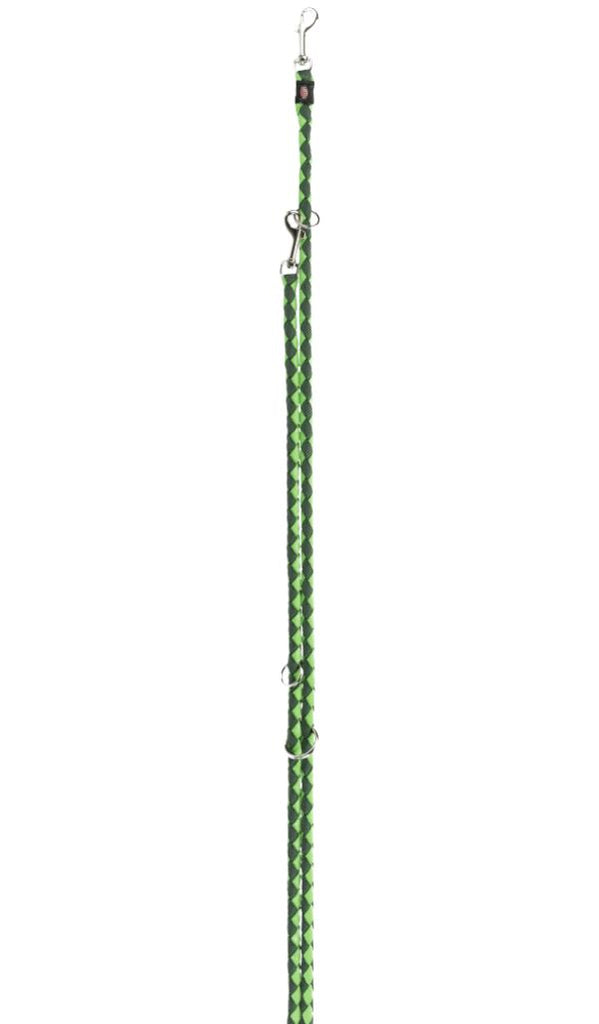 Trixie Cavo Adjustable Leash Dog Apparel Trixie S–M: 2.00 m/ø 12 mm (Forest/Apple) 